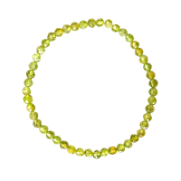 Peridot Schmuck Edelstein Armband facettiert ca.18cm x 4mm