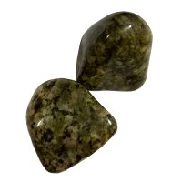 Schneeflocken-Epidot Trommelstein